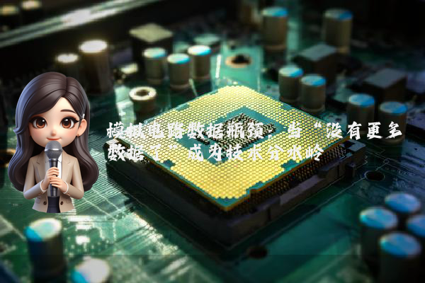 模拟电路数据瓶颈:当“没有更多数据了”成为技术分水岭
